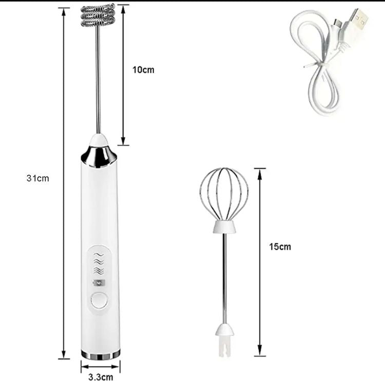 Batteur électrique et Mousseur de lait 2 en 1