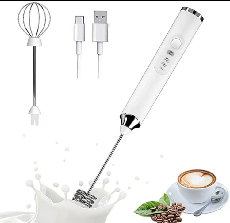 Batteur électrique et Mousseur de lait 2 en 1