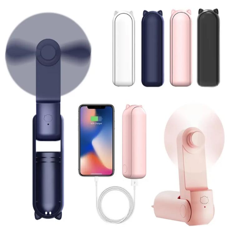 Ventilateur portable 2 en 1 avec power Bank ( Batterie externe) intégré